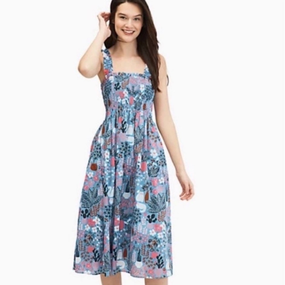 Kate Spade Garden Posy Dress ♠️ 🐈 🪴